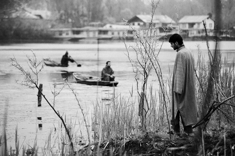 Kashmiris at the Nigeen Lake in Srinagar, the summer capital of Kashmir.