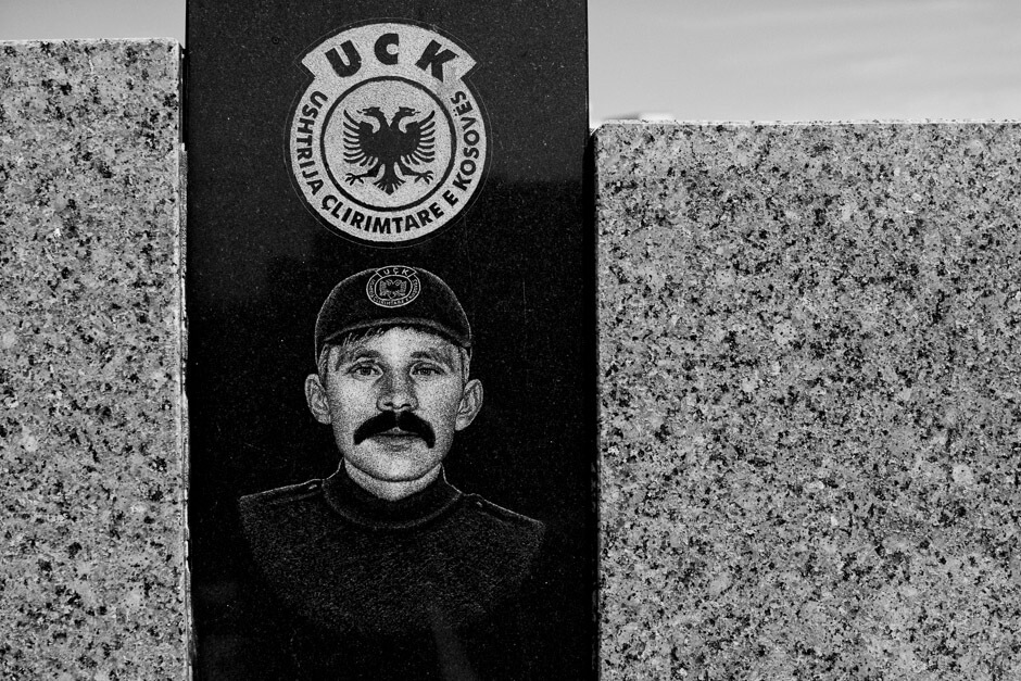 UCK/KLA gravestone in Pristina/Kosovo.